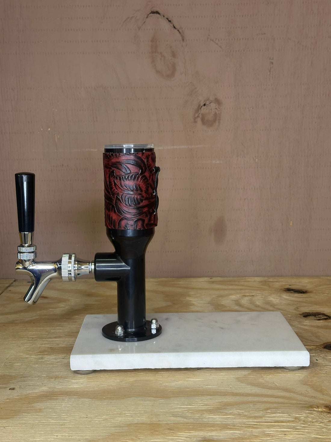 Marble Single with Black Tap