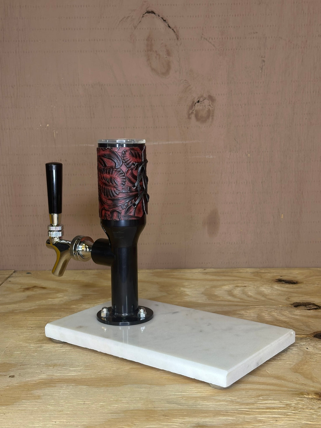 Marble Single with Black Tap