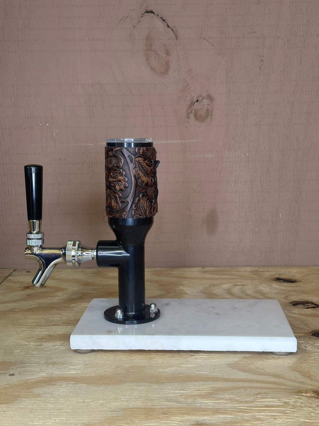 Marble Single with Black Tap
