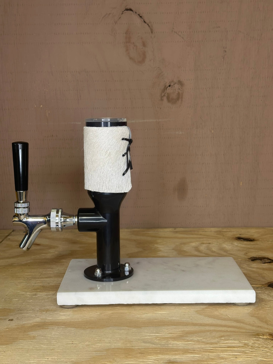 Marble Single with Black Tap