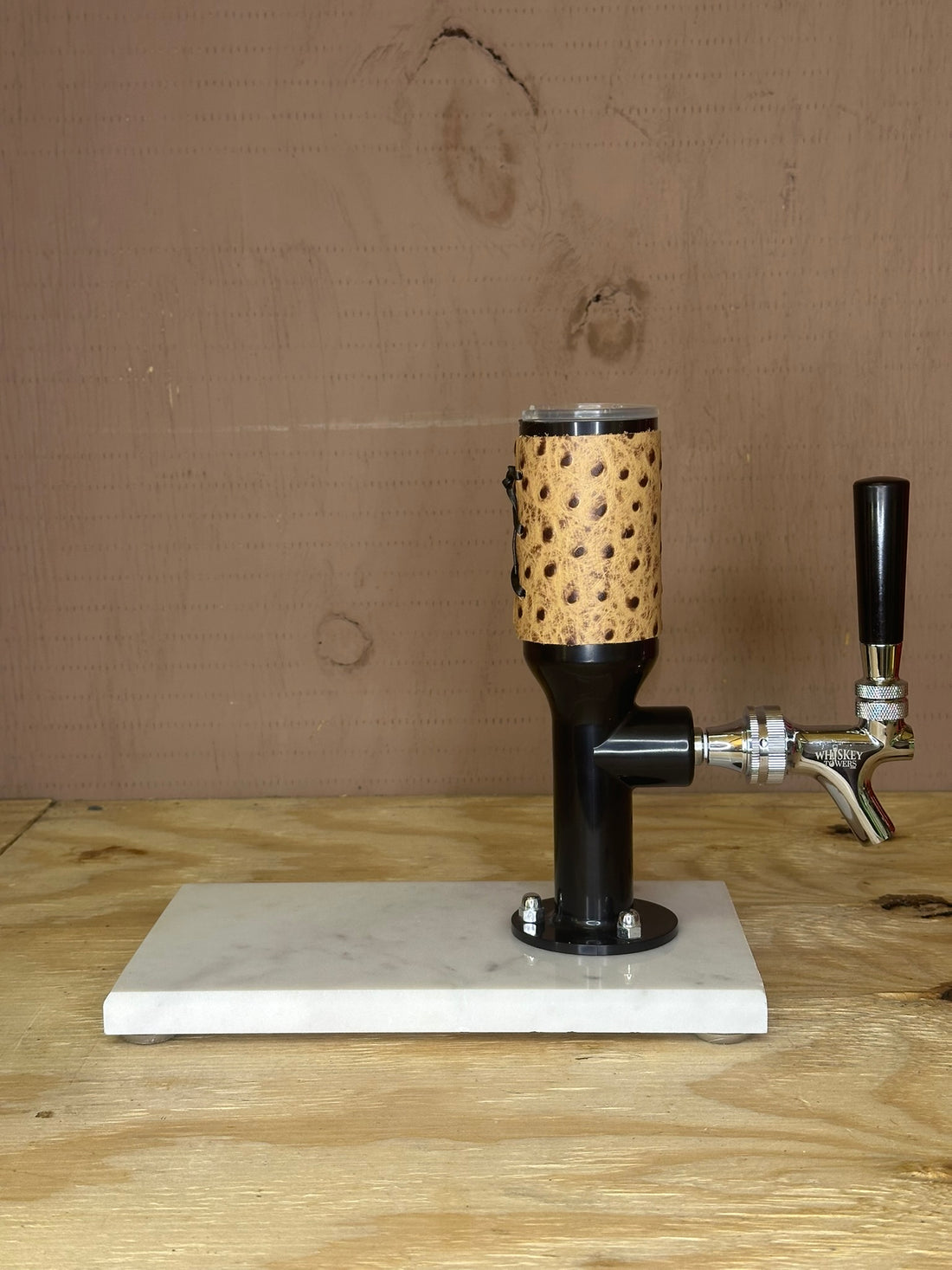 Marble Single with Black Tap