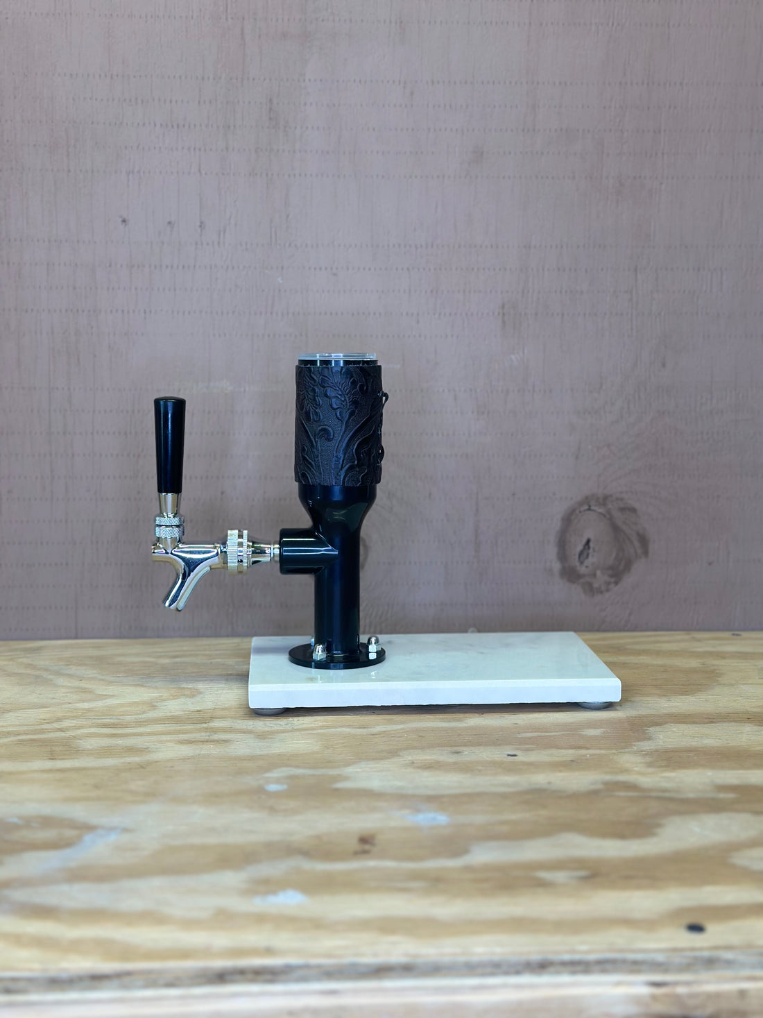 Marble Single with Black Tap