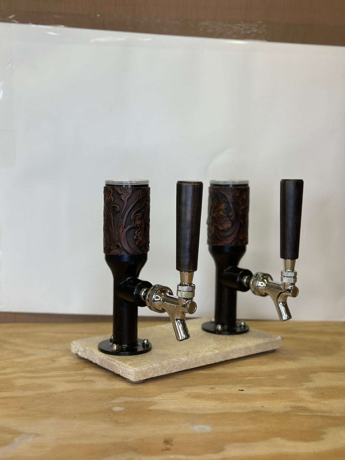 Travertine Double Tower