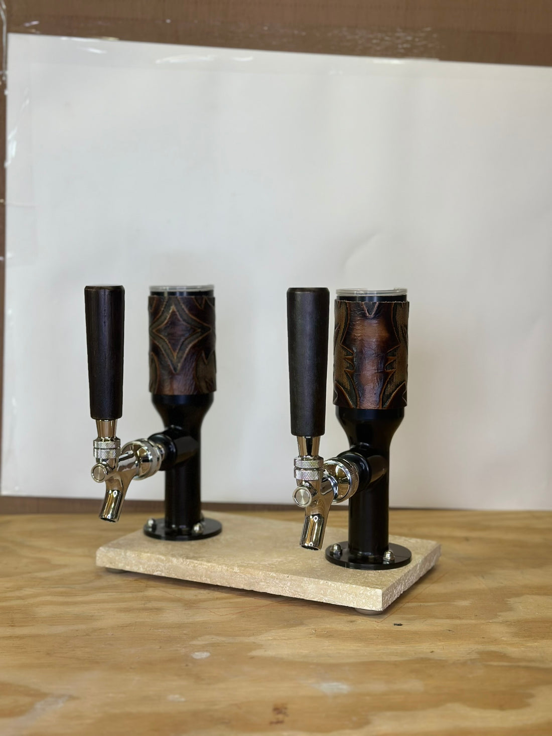 Travertine Double Tower