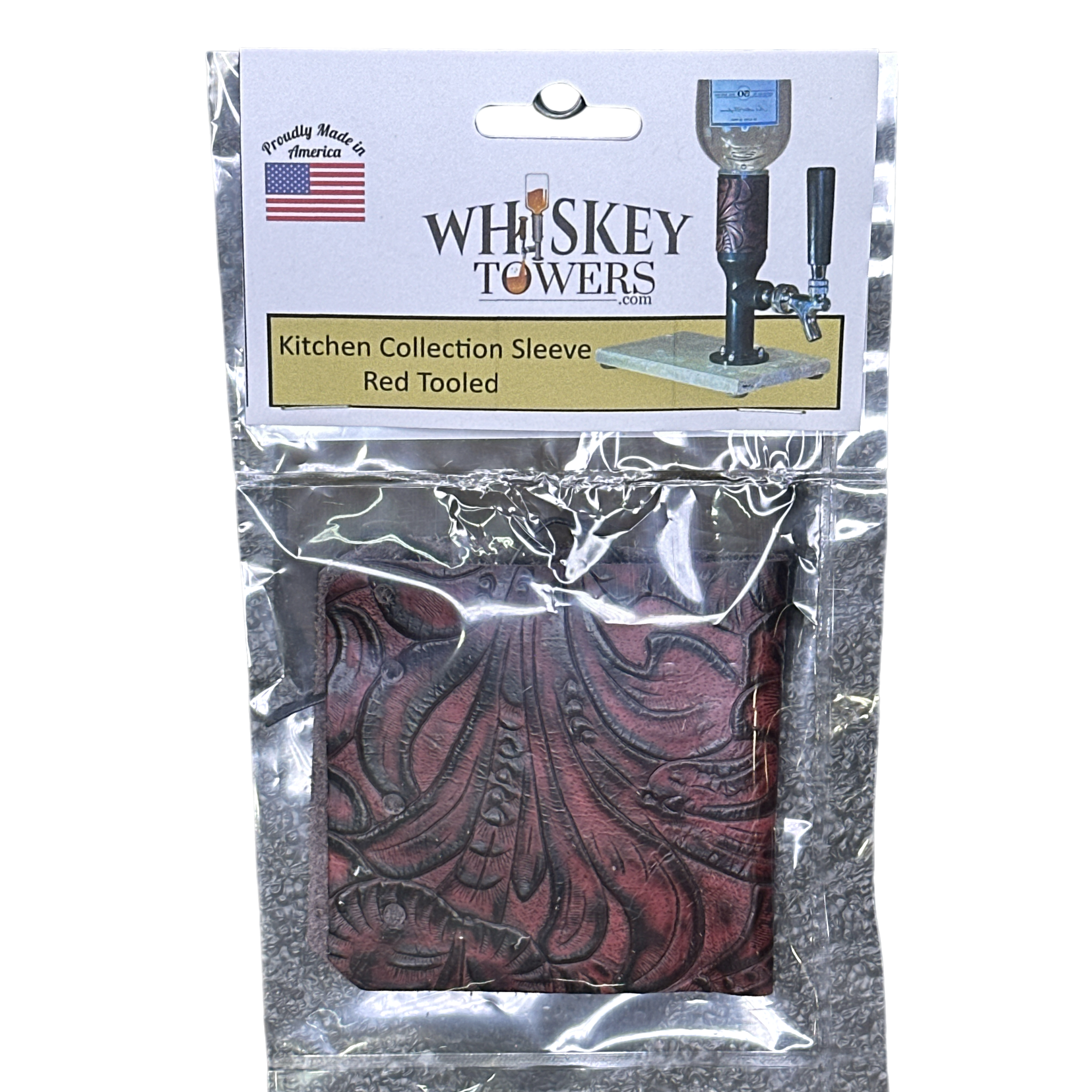 Whiskey Towers Leather Sleeves