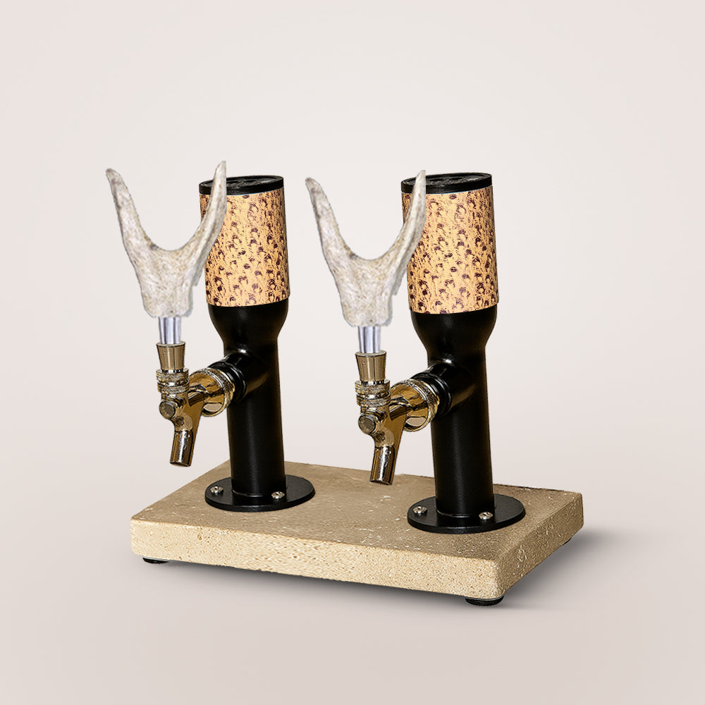 Travertine Double Tower