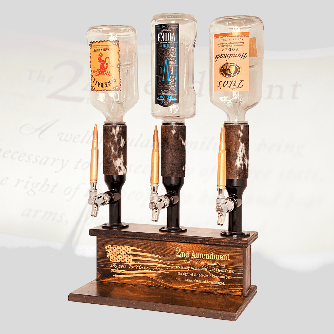 The Patriotic 2nd Amendment Triple Whiskey Tower