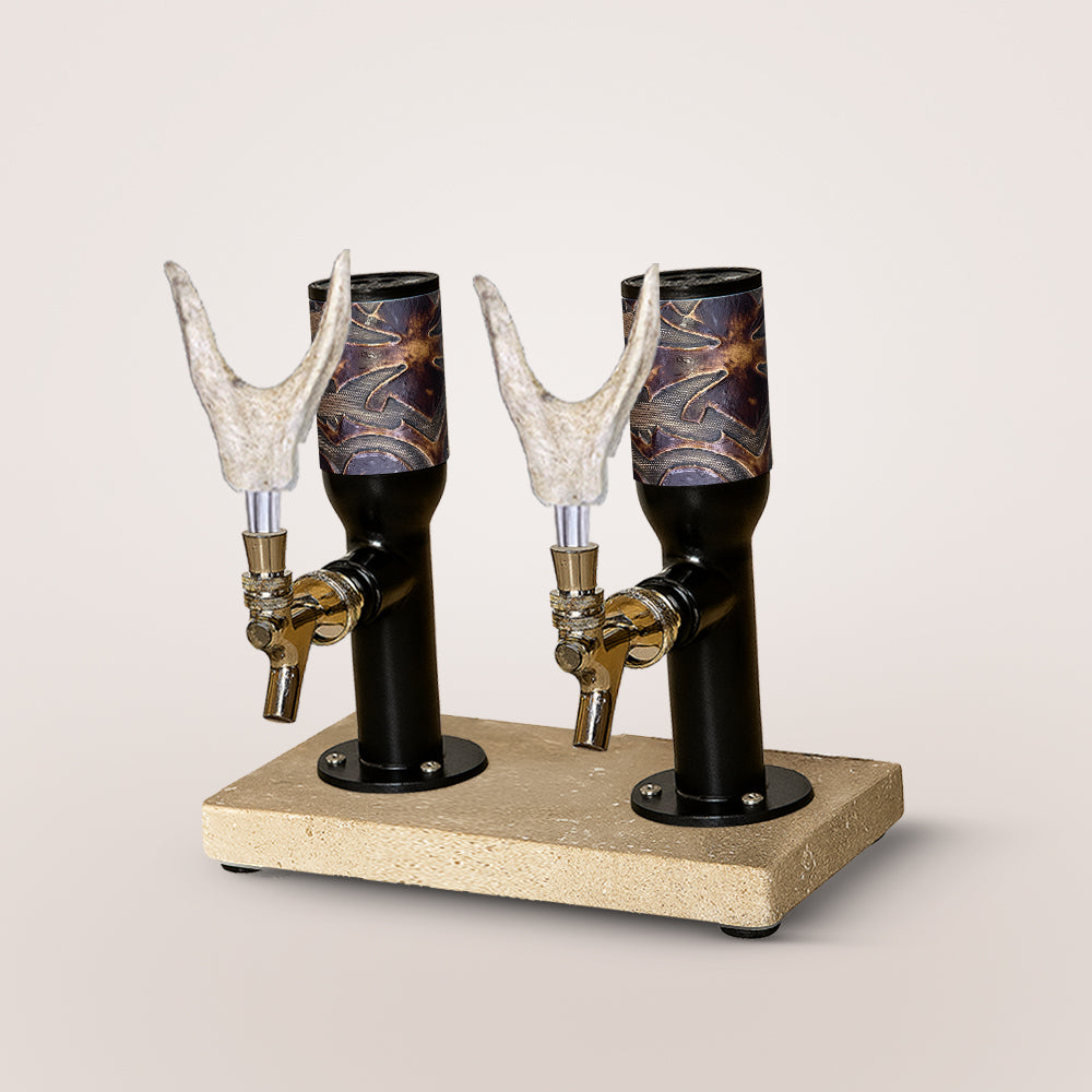 Travertine Double Tower